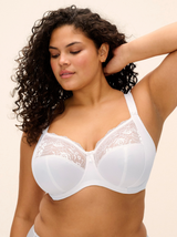 Morgan Underwired Full Cup Bra - White