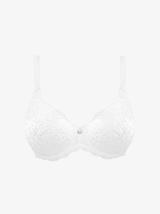 Cassiopee Seamless Full Cup Bra - White