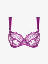 Charlotte Underwired Balconette Bra - Dahlia