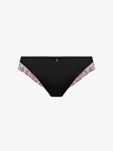 Eliyse Mid-Rise Thong - Black