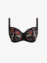 Magdalena Underwired Balconette Bra - Noir