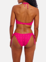 Nomad Nights D-FF Halter Bikini Top - Fuchsia