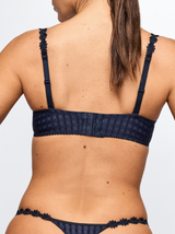 Avero Underwired Heart Shape Bra - Velvet Blue