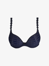 Avero Underwired Heart Shape Bra - Velvet Blue