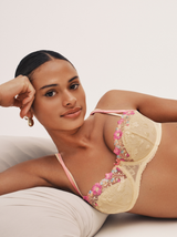 Lizelot Underwired Half-Padded Balcony Bra - French Vanilla