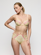 Lizelot Underwired Plunge Bra - French Vanilla