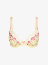 Lizelot Underwired Plunge Bra - French Vanilla
