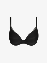 Milao Heartshape Bra - Black