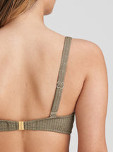 Tinjis A-E Plunge Bikini Top