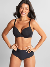 365 Moulded Plunge Bra - Black