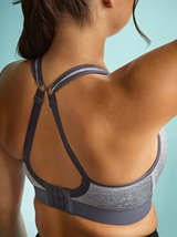 Boundless C-J Non-Wired Sports Bra - Charcoal Marl