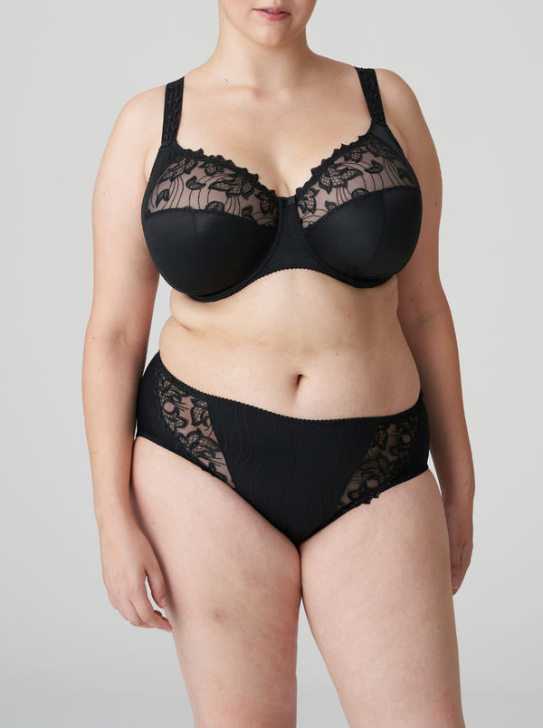 New! Deauville Full Cup Support I-K Bra - Black