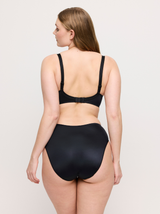 Satin Smooth Full Briefs - Black