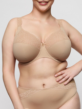 Salerno I-M Underwired Full Cup Support Bra - Candy Ginger