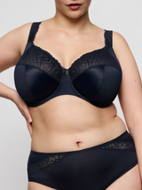 Salerno I-M Underwired Full Cup Support Bra - Midnight Blue
