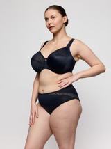 Salerno I-M Underwired Full Cup Support Bra - Midnight Blue