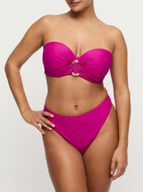 Uvita B-G Underwired Bandeau Bikini Top - Deep Magenta