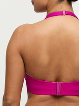 Uvita B-G Underwired Bandeau Bikini Top - Deep Magenta