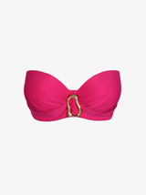 Uvita B-G Underwired Bandeau Bikini Top - Deep Magenta