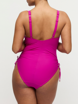 Uvita C-G Underwired Plunge Swimsuit - Deep Magenta