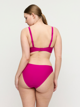 Uvita Rio Mid-Rise Bikini Briefs - Deep Magenta