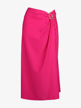 Uvita Maxi Skirt Coverup - Deep Magenta