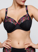 Miyara Underwired Full Cup Bra - Floral Eclipse
