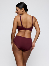 Salerno Underwired Full Cup Bra - Evening Red