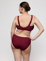 Salerno I-M Underwired Full Cup Support Bra - Evening Red