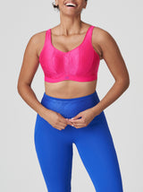 The Game Underwired B-G Sports Bra - Electric Pink