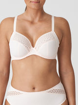 Prima Donna Montara underwired plunge bra in Crystal Pink