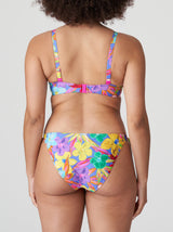 Prima Donna Swim Sazan C-H floral-print underwired balcony bikini top in Blue Bloom