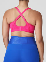 Prima Donna Sport The Game padded underwired sports bra in Electric Pink