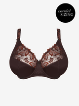 NEW! Deauville Full Cup Support I-K Bra - Ristretto