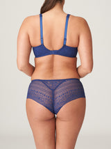 Prima Donna Twist Epirus lace mid-waist hotpants in Royal Blue