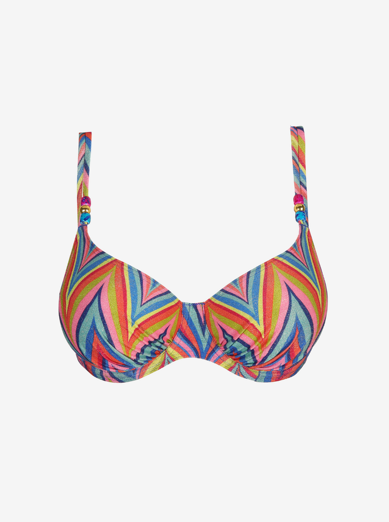 PrimaDonna Swim Kea Rainbow Paradise Full Cup Bikini Top