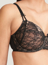 Prima Donna Livonia lace underwired full cup bra in Black