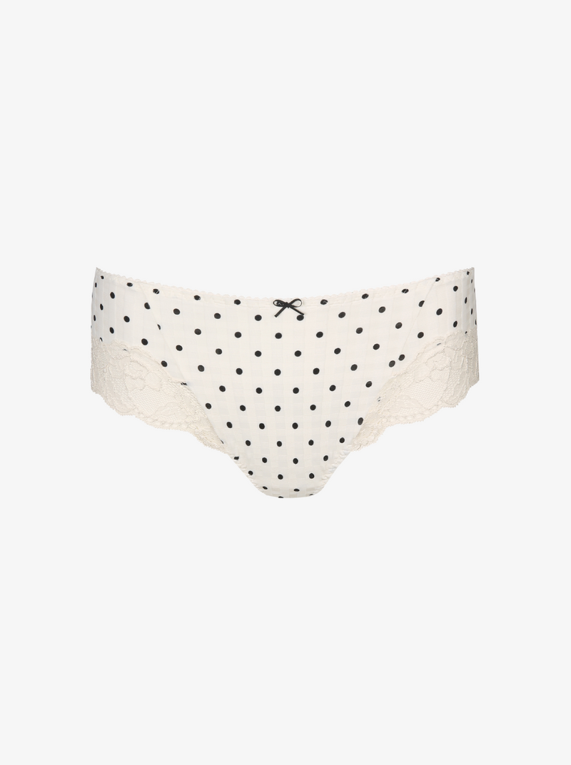 Prima Donna Madison polka-dot lace-trimmed hotpants in Coco Classic