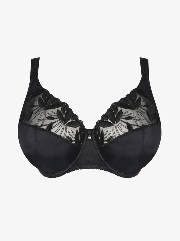New! Orlando I-K Full Cup Support Bra - Charcoal