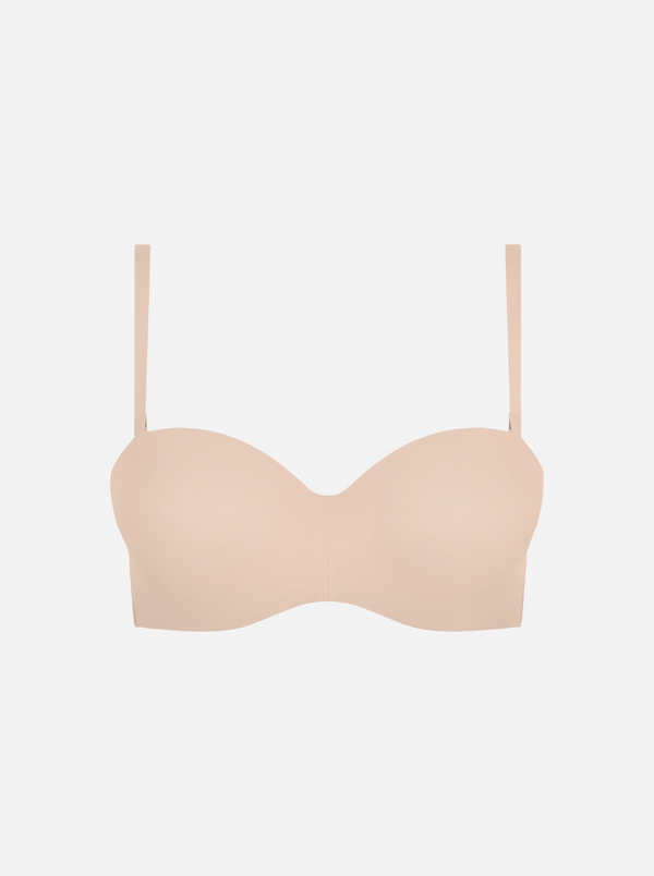 Norah Bandeau Strapless Bra - Golden Beige