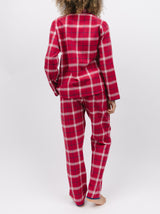 Noel Checked Cotton Pyjama Top