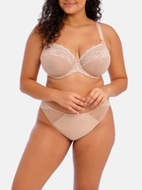 Charley Underwired Stretch Plunge Bra - Fawn