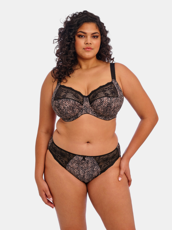 Morgan Underwired Full Cup Bra - Ebony