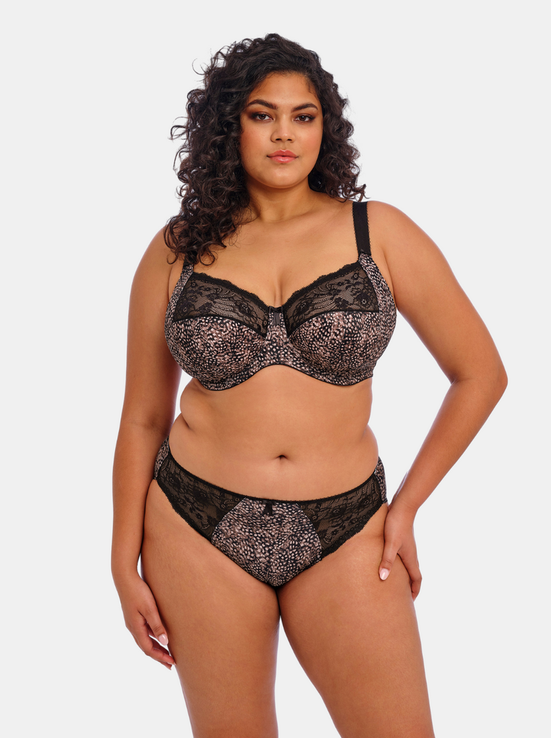 Morgan Underwired Full Cup Bra - Ebony