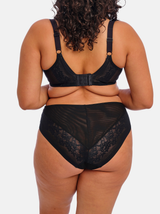 Nerina Underwired Plunge Bra - Black