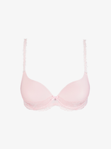 Solene Underwired Heart Shape Bra - Gardenia Rose