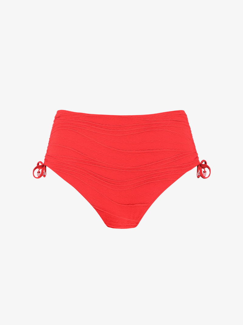 Beach Waves Drawstring Full Bikini Briefs - Clementina