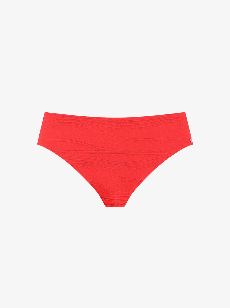 Beach Waves Mid-Rise Bikini Briefs - Clementina