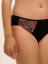 Eliyse Mid-Rise Briefs - Black