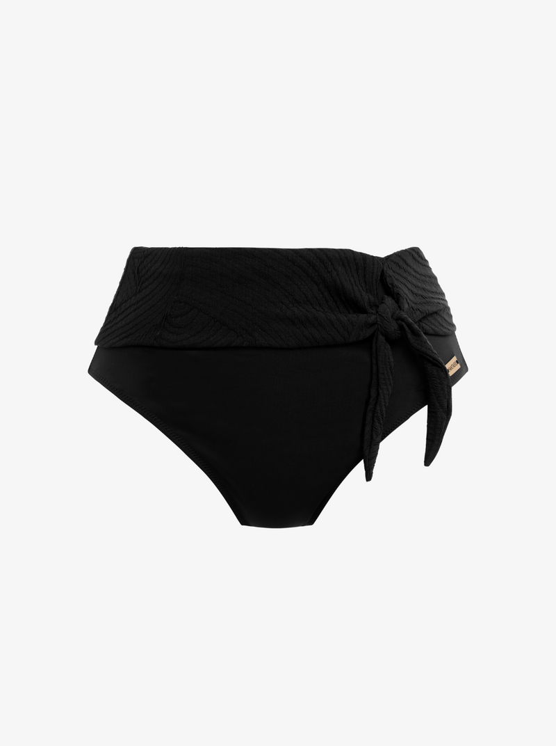 Ottawa High Waist Bikini Briefs - Black